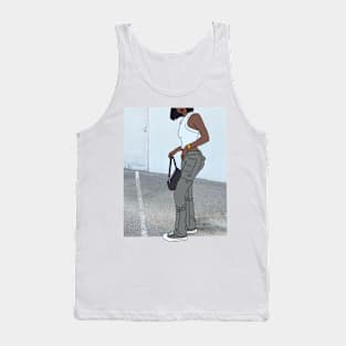 Black Woman Cartoon Collection Tank Top